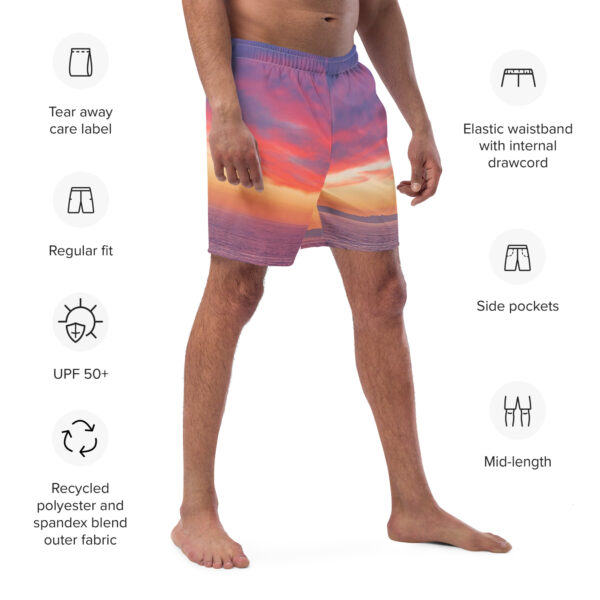 Catalina Sunset Men's swim trunks - Image 7