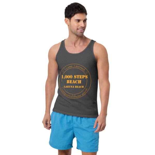 1,000 Steps Beach Men's Tank Top - Image 3