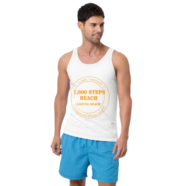 1,000 Steps Beach Men's Tank Top - Image 7