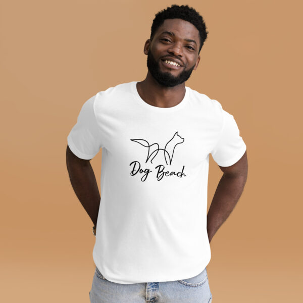 Dog Beach T-shirt - Unisex - Image 2