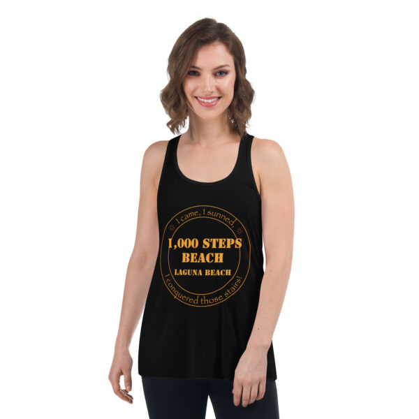 1,000 Steps Beach Women's Tank - Flowy Racerback - Image 8