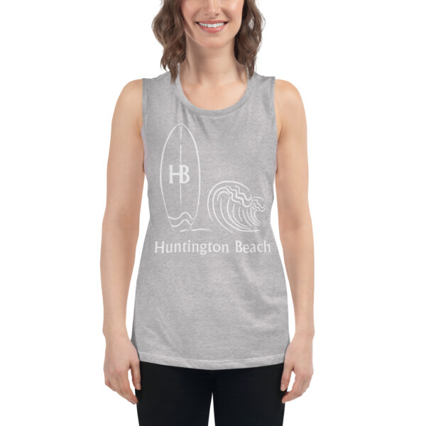 Ladies’ Huntington Beach Muscle Tank - Image 7