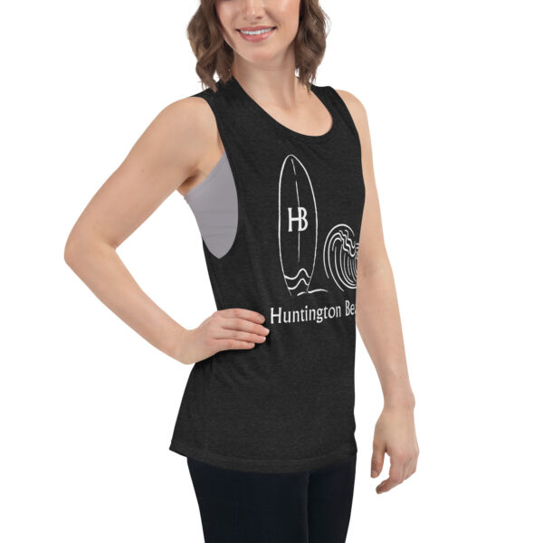 Ladies’ Huntington Beach Muscle Tank - Image 3