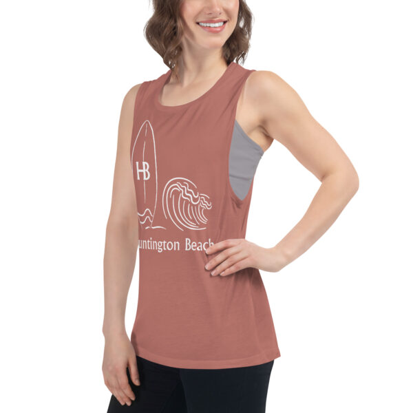 Ladies’ Huntington Beach Muscle Tank - Image 5