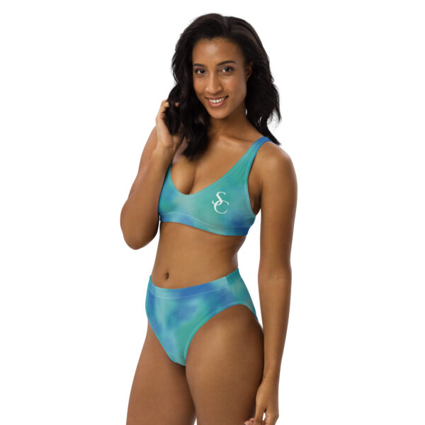 San Clemente Recycled high-waisted bikini