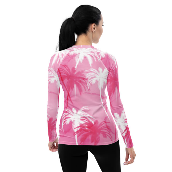 OC Beaches Women's Rash Guard - Image 2