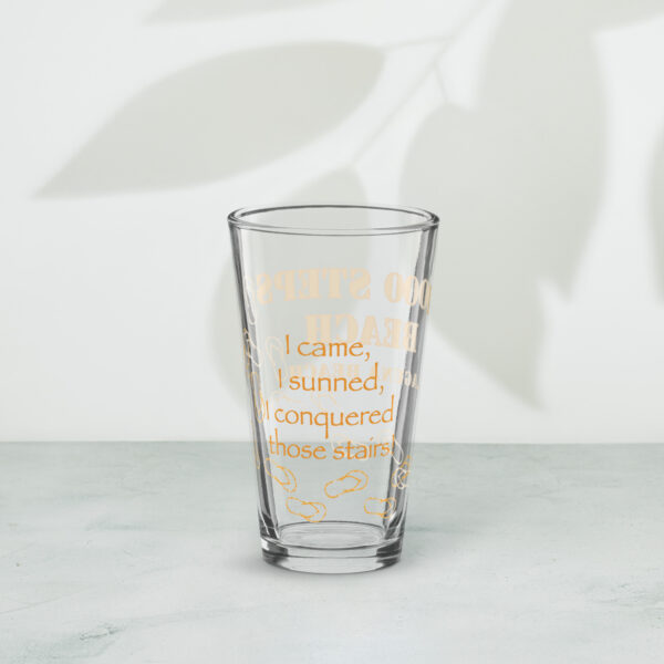 1,000 Steps Beach Shaker pint glass - Image 3